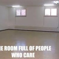 the room full of people who care