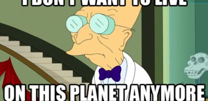 i don't want to live on this planet anymore