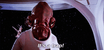 it's a trap
